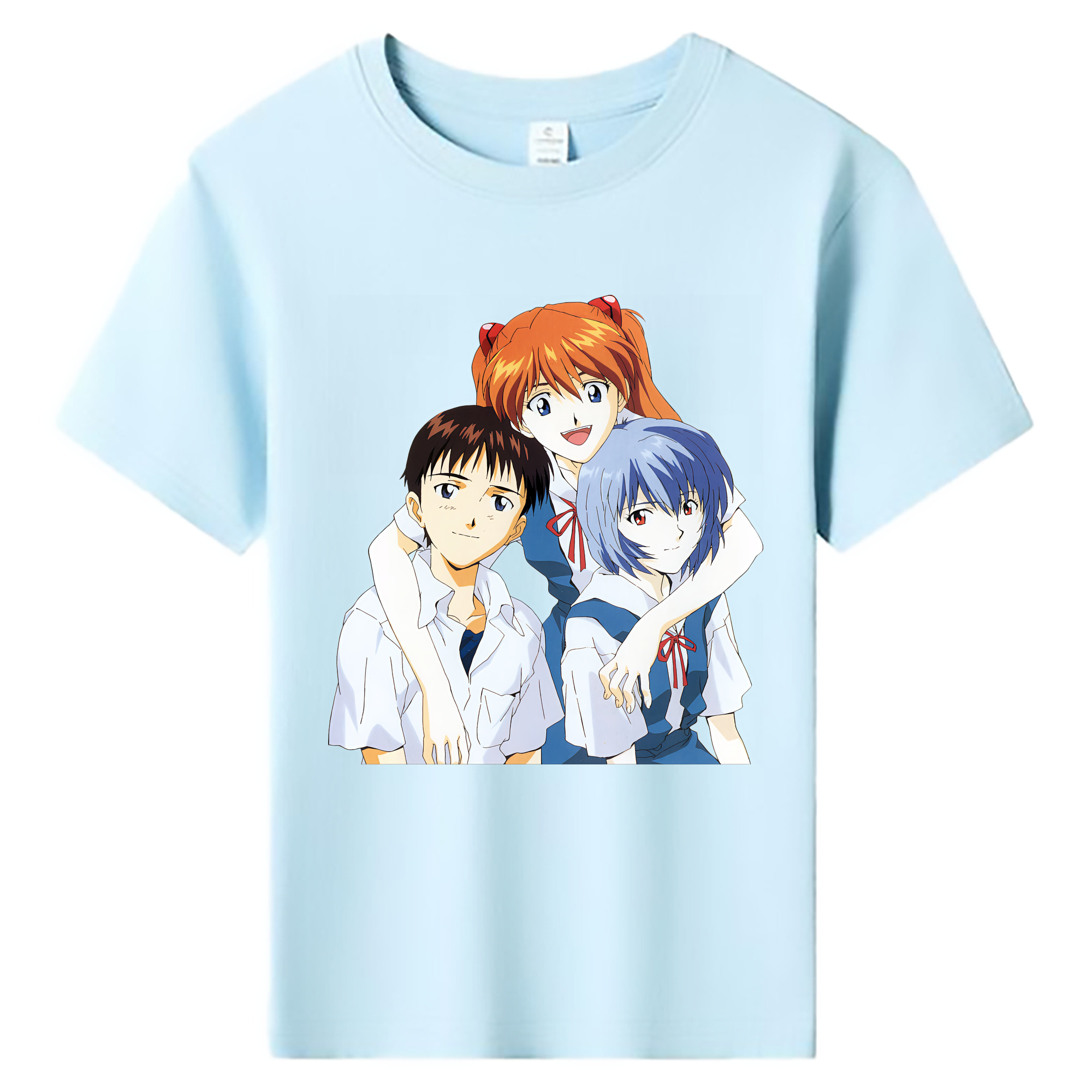 （画像用） EVA 新世紀エヴァンゲリオン 綿100％キッズTシャツ（フロントプリント）